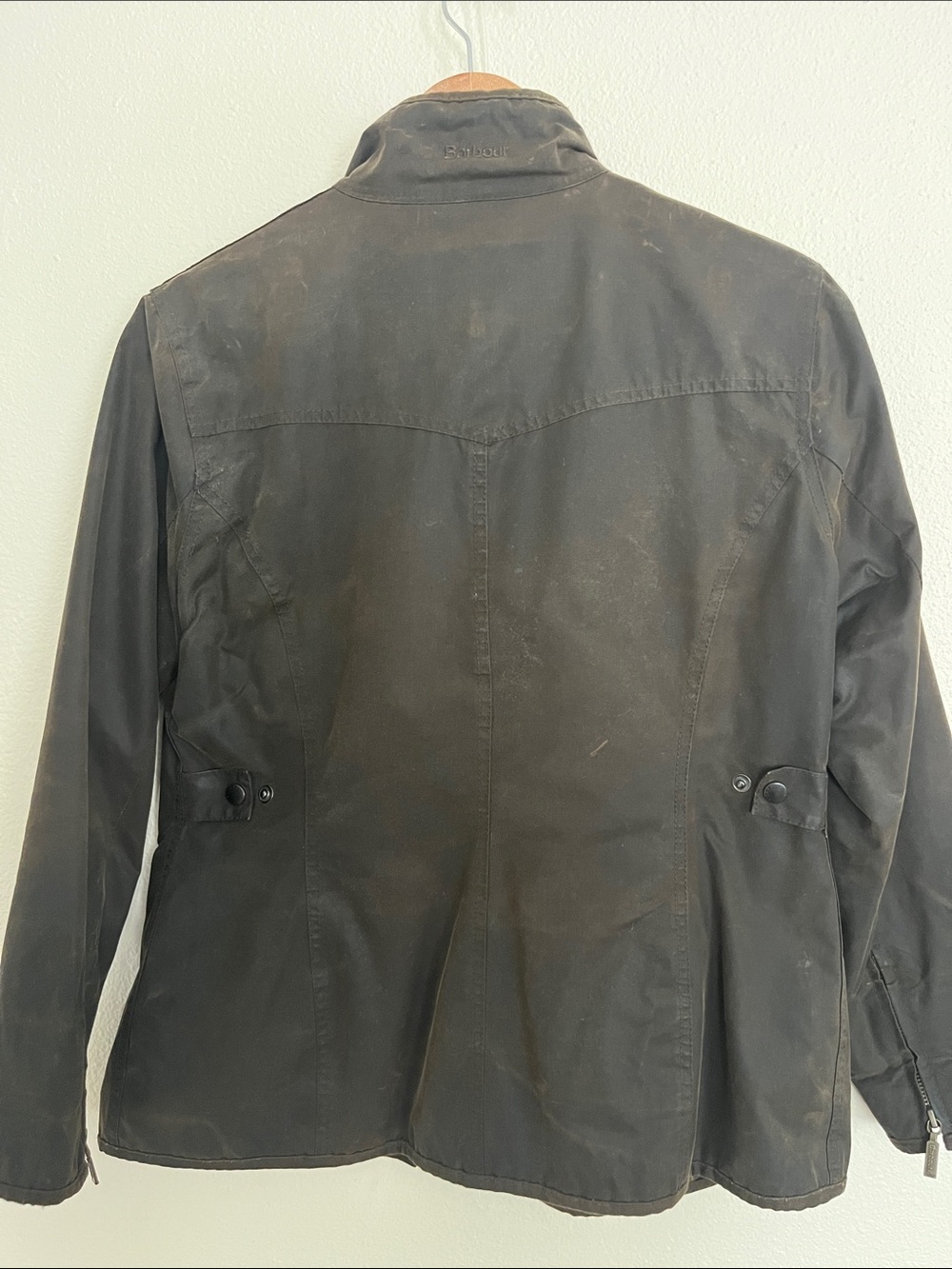 Genuine Barbour Waxed Cotton Field Jacket - Picture 4 of 5
